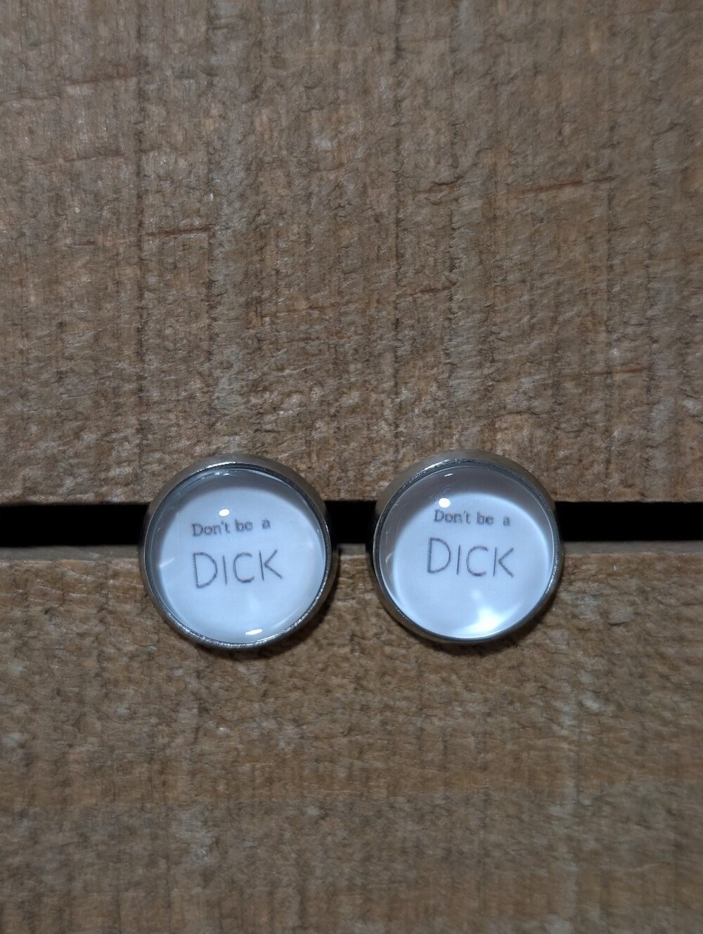 💟 Bad Word Handmade Stud Earrings